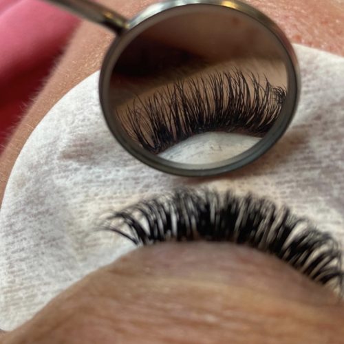 Eye lashes extensions at So Lovely Hair and Beauty