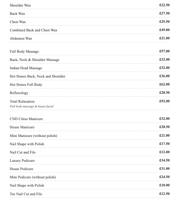 Price List 2